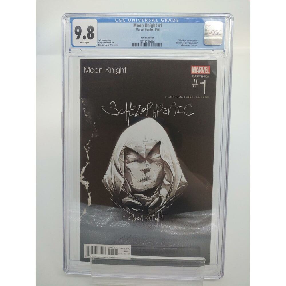 Moon Knight 1 CGC 9.8 (2016) Marvel Comics Hip Hop Cover